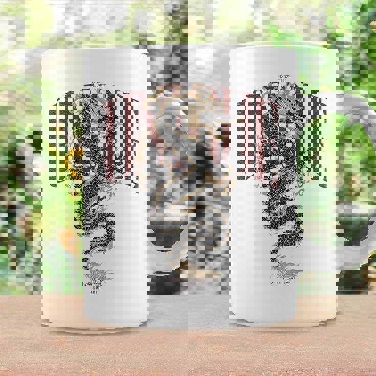 龍 美的 ヒップホップ Y2k Hip Hop 服 レトロ ヴィンテージ ストリートウェア ファッション 女性 男性 竜 コーヒーマグ ギフトのアイデア