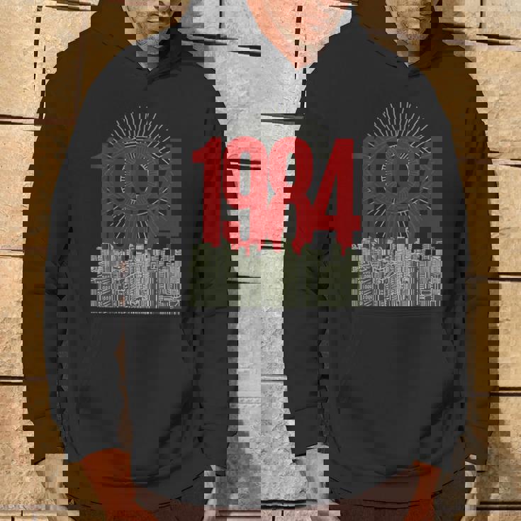 1984 文学 クラシック ブックテーマ ヴィンテージ パーカー ライフスタイル