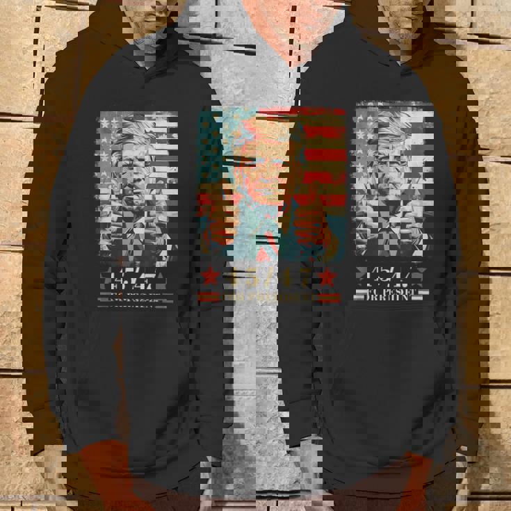 2024年大統領向けトランプ4547 パーカー ライフスタイル