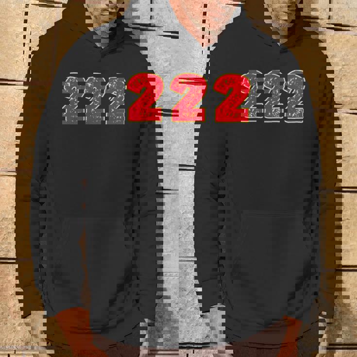 222 エンジェルナンバー Right Place Right Time パーカー ライフスタイル