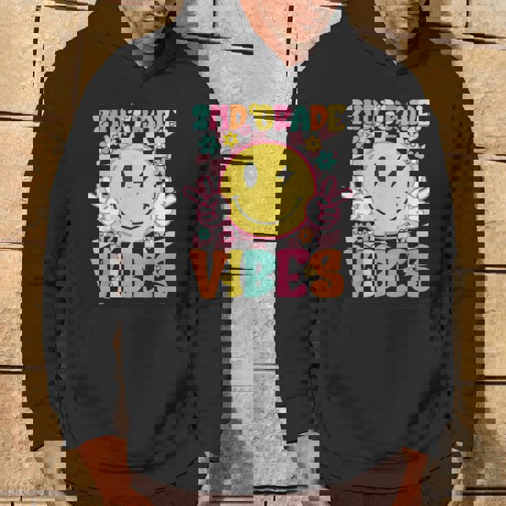 2年生 バイブス スマイルフェイス 新学期 2年生 パーカー ライフスタイル