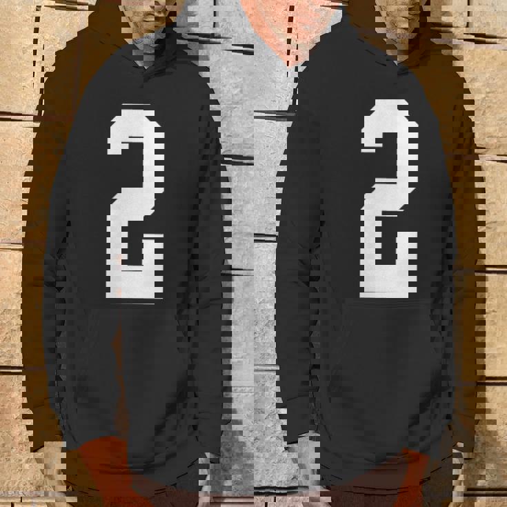 2番の大学スポーツスタイル。ホワイト。 パーカー ライフスタイル