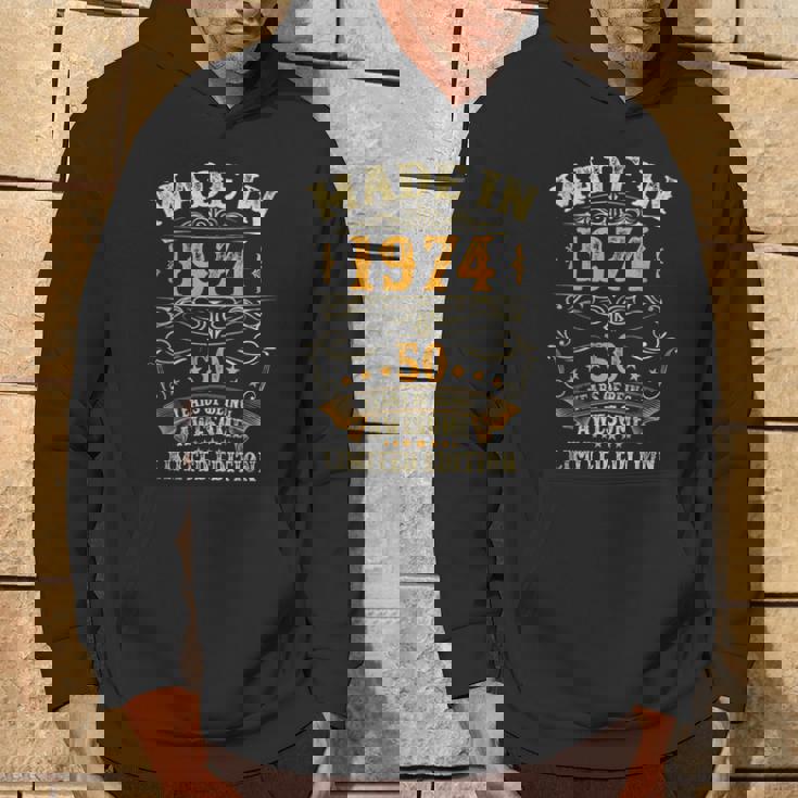 50歳ギフト メンズ ヴィンテージ 1974年 50歳の誕生日 パーカー ライフスタイル