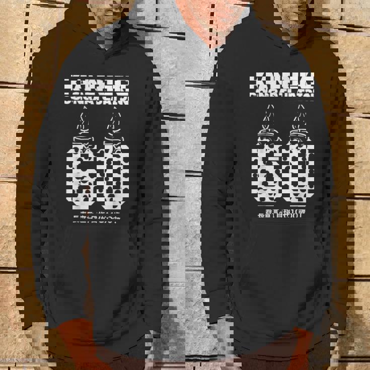 60歳の誕生日歳還暦祝い 長寿宣言。 目指せ100歳 面白い パーカー ライフスタイル