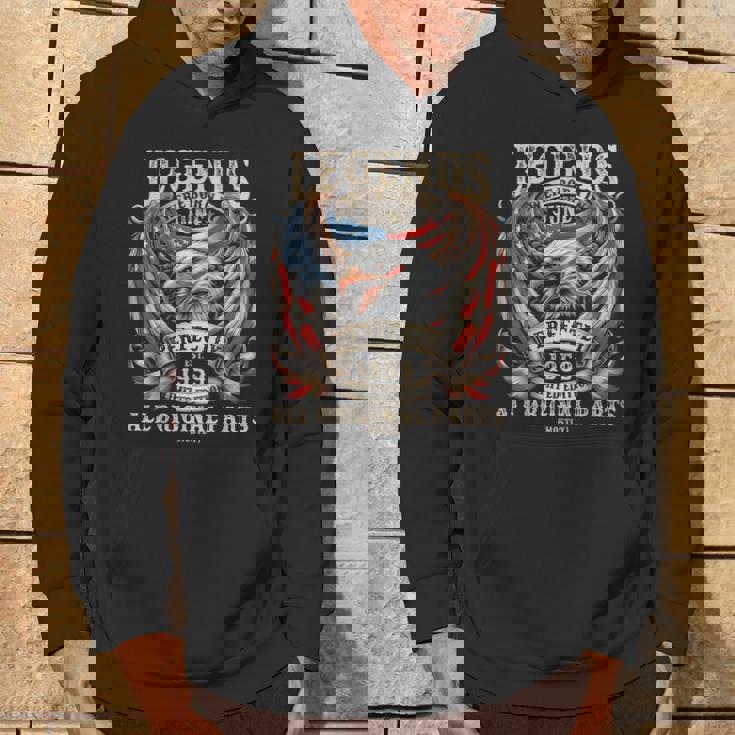 66歳の誕生日プレゼント 男性用 1959年6月 66歳 面白い パーカー ライフスタイル