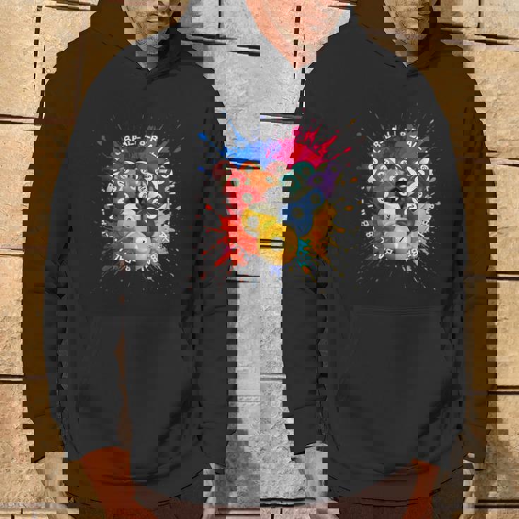 8-Ball Pool Team クールなグラフィックデザインリーグとトーナメント パーカー ライフスタイル