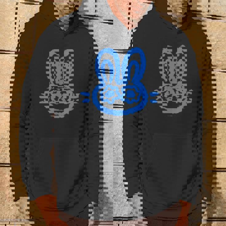 90S Y2k 泣いているウサギ うさぎは星空の下で悲しい パーカー ライフスタイル