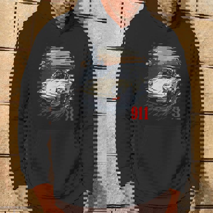 911ターボレトロヴィンテージ964カークラシック自動車トラック。 パーカー ライフスタイル