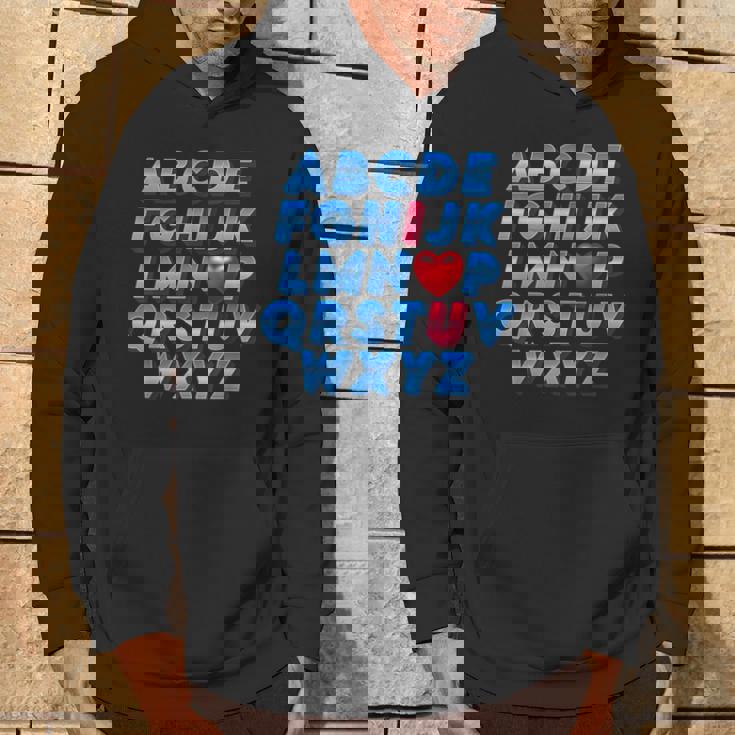 Abc アルファベット I Love You 英語 先生 バレンタインデー パーカー ライフスタイル