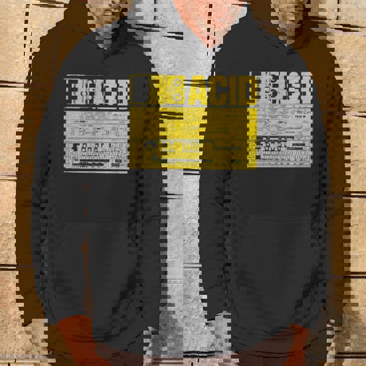 Acid Tb303 ベースペダル アナログシンセサイザー Dj Nerd パーカー ライフスタイル