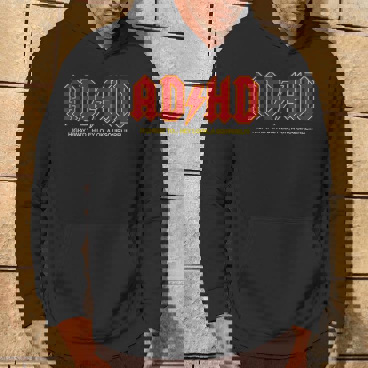 Adhd おもしろい Hey Look Aquirrel Adhd パーカー ライフスタイル