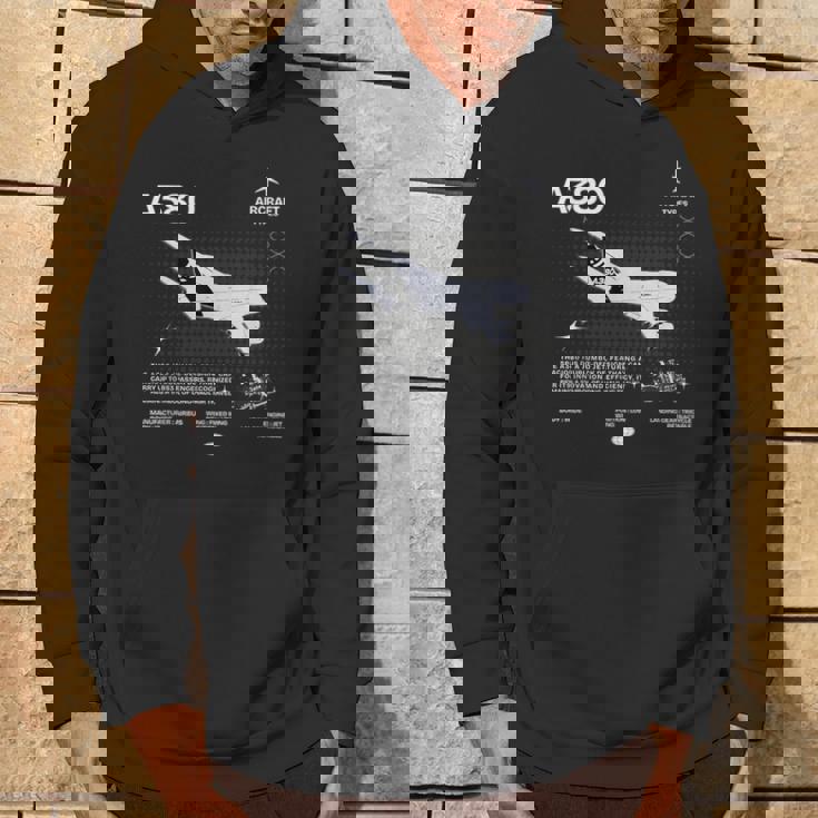 Airbus-A318 エアクラフト ホワイト パーカー ライフスタイル