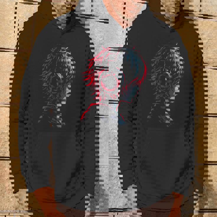 Anime Manga Gráfico Auriculares Ilustraciones Anime Sudadera Estilo de vida