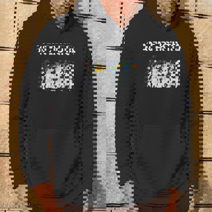 Antarctica Pinguins Birds Poleouth Antarctic Experience パーカー ライフスタイル