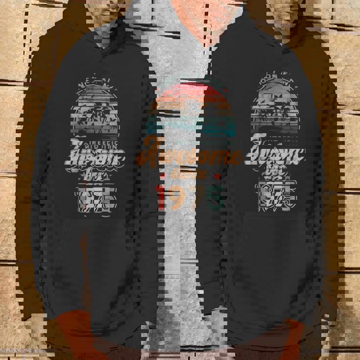 Awesomeince 1975 パームツリー 50歳の誕生日 パーカー ライフスタイル