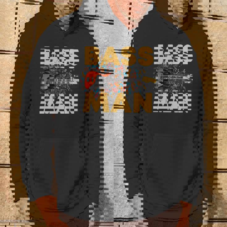 Bass Man 面白いバスプレーヤー ギタリスト ベーシスト ミュージシャン パーカー ライフスタイル