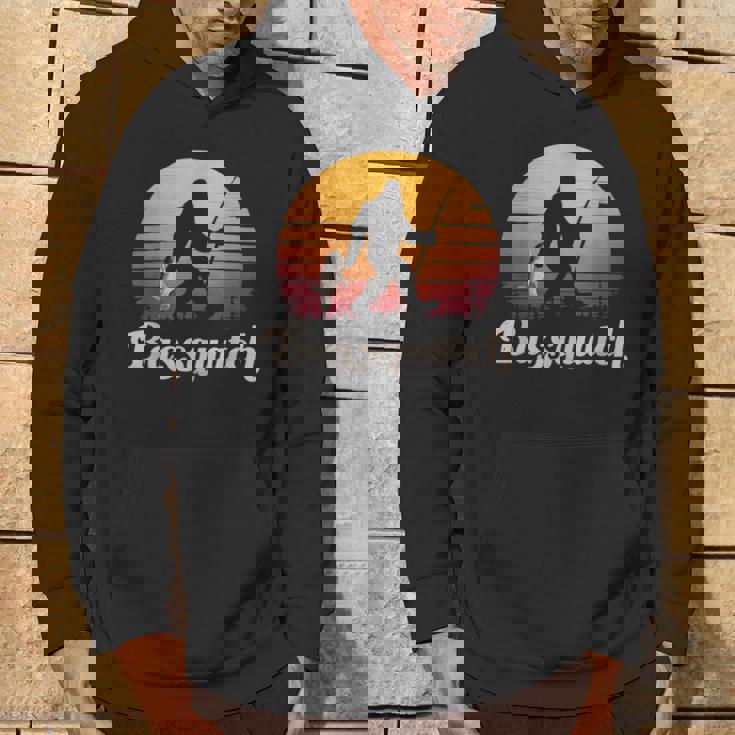 Basssquatch ビッグフット 釣り バス フォレスト シルエット パーカー ライフスタイル