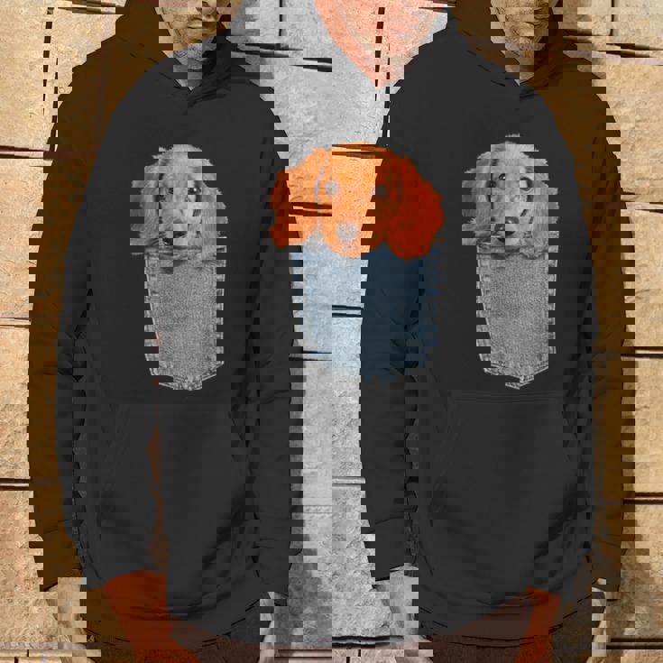 Beagle In My Pocket シャツ かわいい子犬 ダックスフンド ドッグシャツ パーカー ライフスタイル