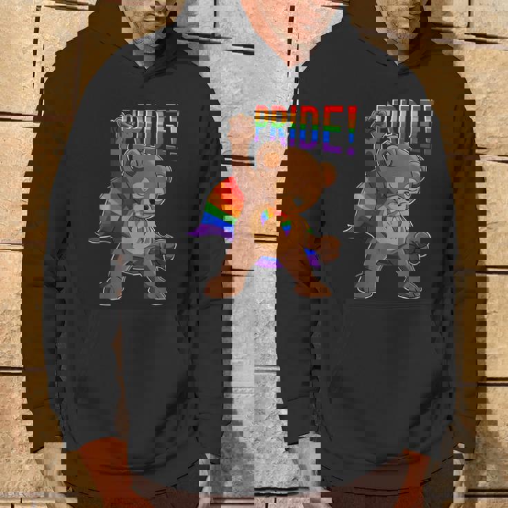 Bear I Lgbtq Flag I レインボー フラッグ I Gay Pride パーカー ライフスタイル