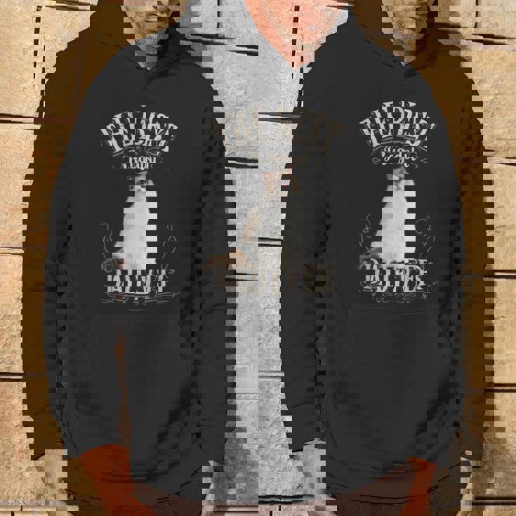 メンズ Best Ragdoll Dad Ever ラグドールキャットギフト レトロビンテージ パーカー ライフスタイル