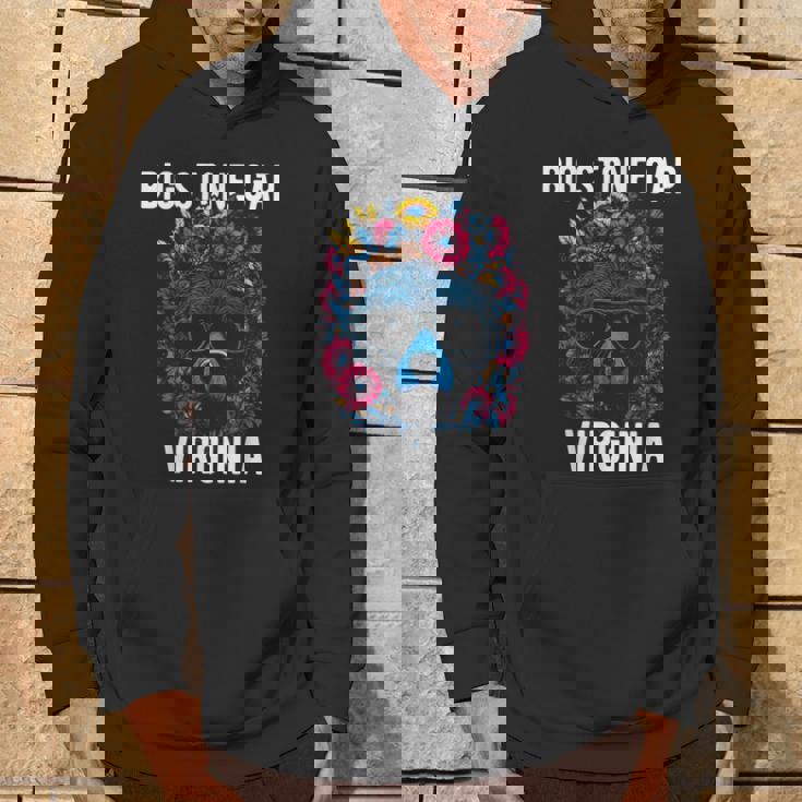 Bigtone Gap バージニア Usa クマと花のデザイン パーカー ライフスタイル