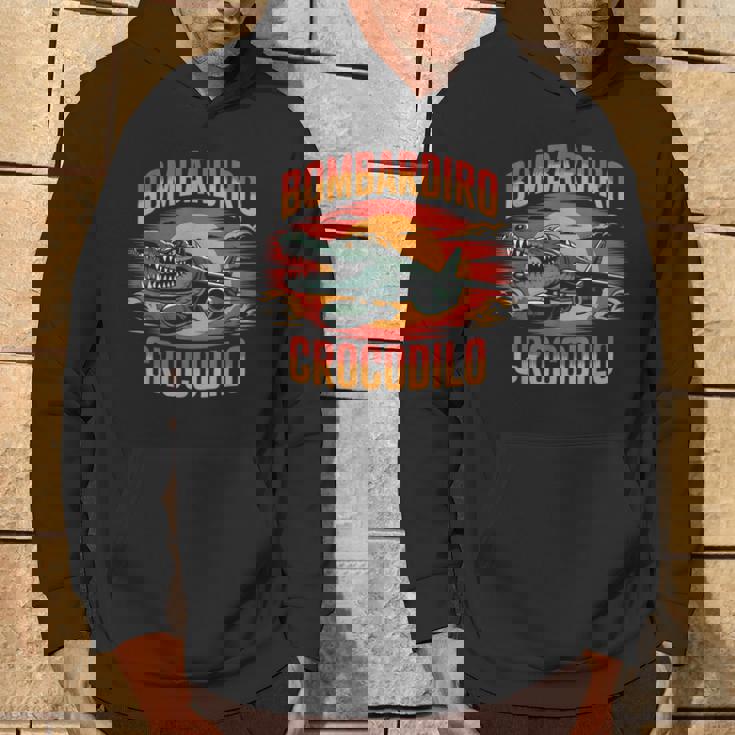 Bombardiro Crocodilo 面白い イタリアン ブレイン ミーム トレンド パーカー ライフスタイル