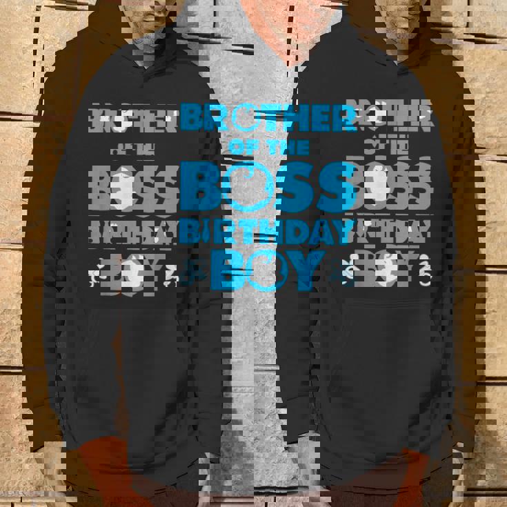 Brother Of The Boss 誕生日 男の子 赤ちゃん 家族 デコレーション パーカー ライフスタイル