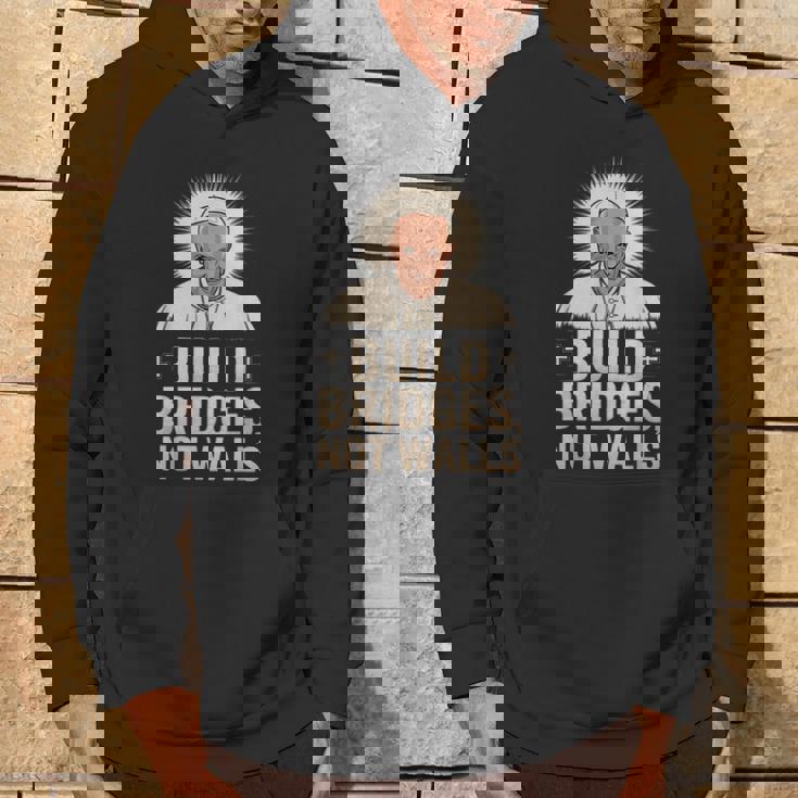 Build Bridges Not Walls 教皇フランシスコ ヴィンテージtシャツ パーカー ライフスタイル