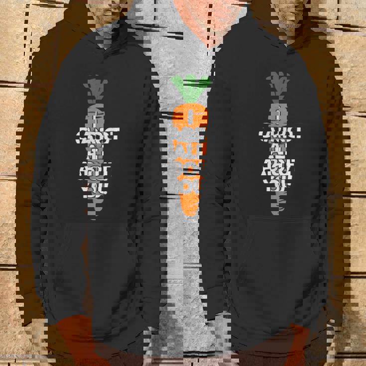 I Carrot All About You 面白い 野菜しゃれ 野菜愛好家 パーカー ライフスタイル