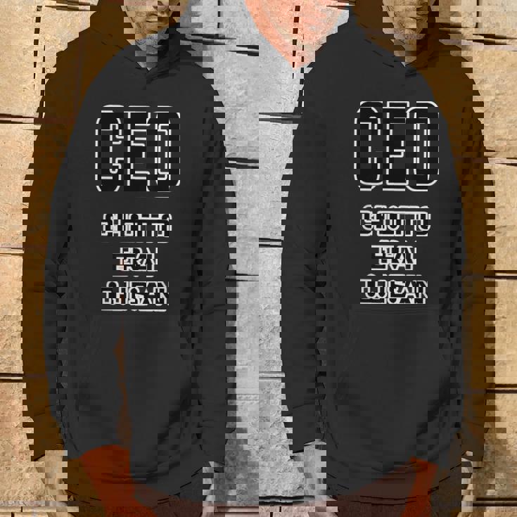 Ceo《Chotto Erai Ojisan ちょっとえらい おじさん》最高経営責任者【変なtシャツ屋さん】英語 面白い パーカー ライフスタイル