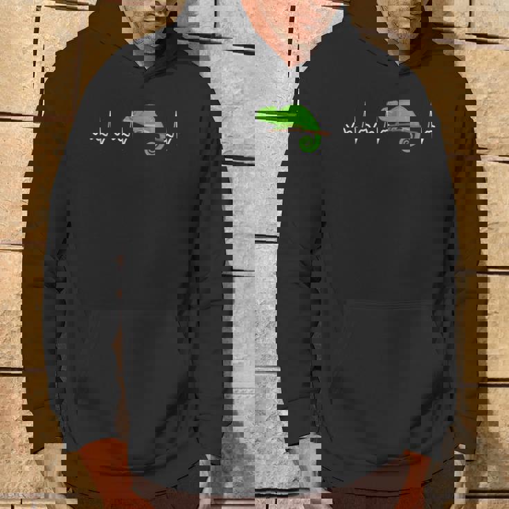 Chameleon ハートビート カメレオン 爬虫類トカゲ パーカー ライフスタイル