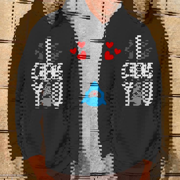 I Chews Youhark バレンタインデー ラブ ハート メンズ レディース パーカー ライフスタイル