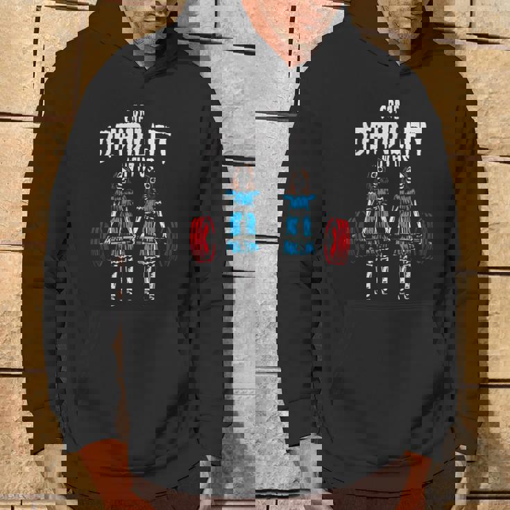 Come Deadlift With Us ウェイトリフティング ボディビルディング フィットネスジム パーカー ライフスタイル