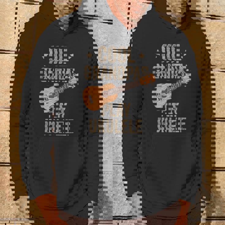 Cool Grandpas Play ウクレレ ウクレレ ミュージックギター パーカー ライフスタイル