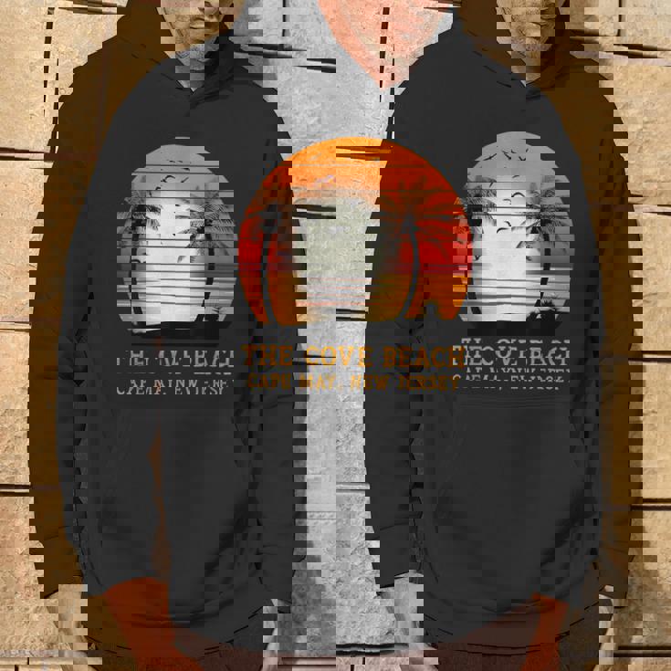 The Cove Beach Cape May New Jersey ビンテージ サンセット レトロ 太陽 パーカー ライフスタイル