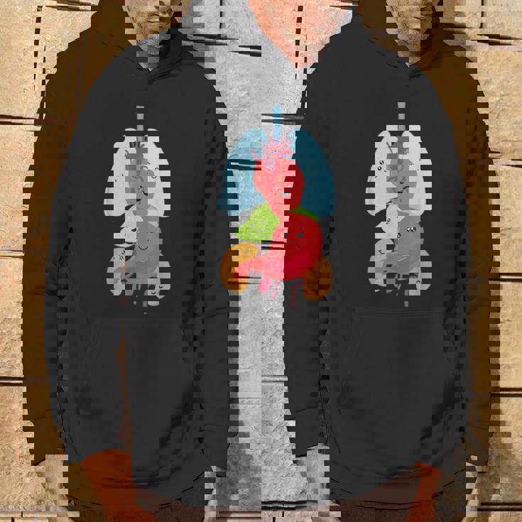 Cute Anatomy Internal Organs Body パーカー ライフスタイル