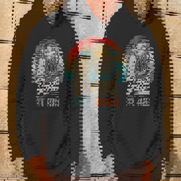 Dad Est 2026 年のパパ 初めての父の日 若いパパ 新しいパパ パーカー ライフスタイル