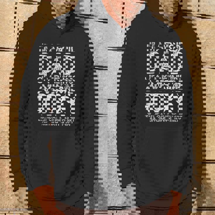 Dad Of Roxy ギフト 父の日 面白い 名前入り パーカー ライフスタイル