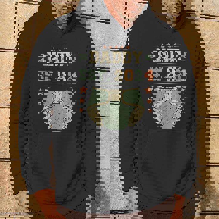 Daddy Est 2024 年生パパ 新米パパ 初めてのパパ 若いパパ パーカー ライフスタイル