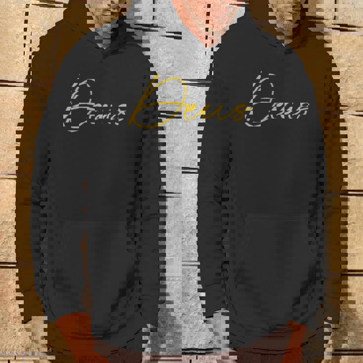 Deus ラテンデザインレタリング パーカー ライフスタイル