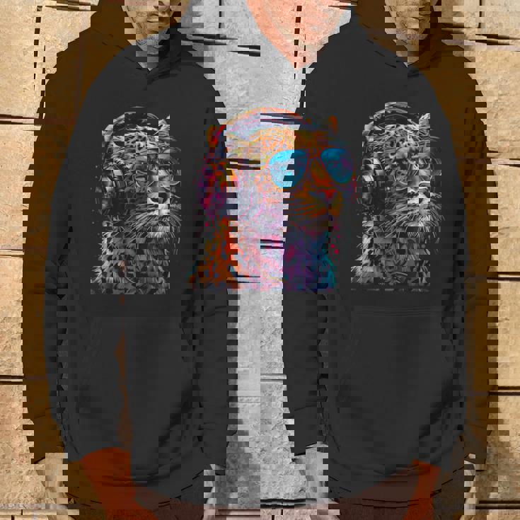 Dj Leopard Edm テクノハウス ダンスクラブ 音楽ヘッドフォン パーカー ライフスタイル