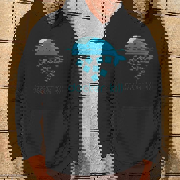 Docker Container Linux Devops Programming Coding パーカー ライフスタイル