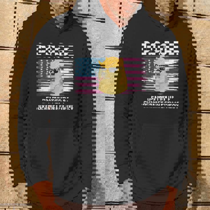 Doge 政府効率省 トランプ柴犬 パーカー ライフスタイル