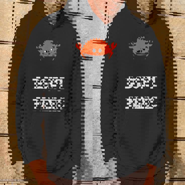 Don't Panic Rustacean Ferris The Crab Rustプログラミング パーカー ライフスタイル