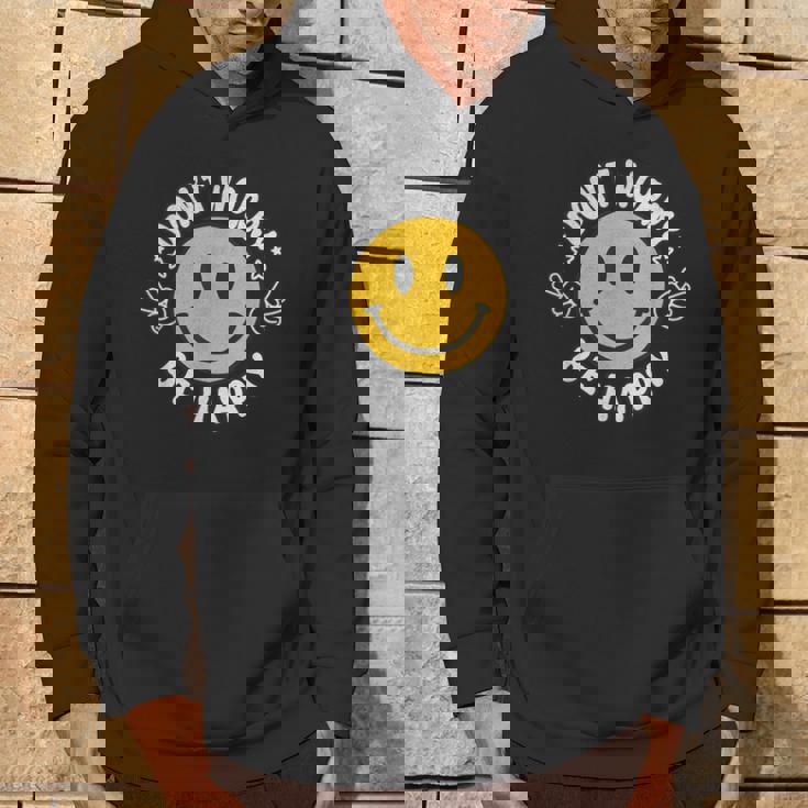 Don't Worry We Be Happymile Face レトロ グルービー 70年代 パーカー ライフスタイル