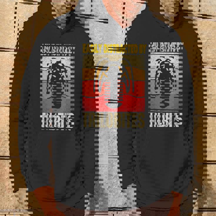 Easy Distracted By Trilobites Trilobite Lover パーカー ライフスタイル