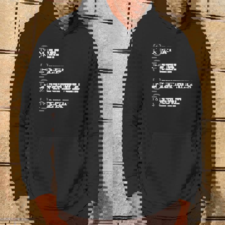 Eatleep Fight Bulls Repeat Bullsシリーズ ロデオクラウン パーカー ライフスタイル