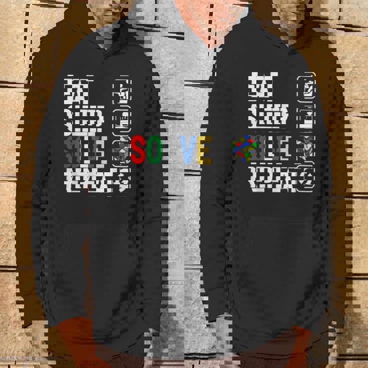 Eatleepolve Repeat キューブゲーム ルービックtシャツ パーカー ライフスタイル