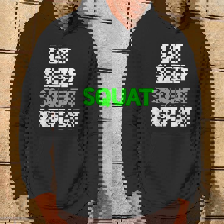 Eatleepquat Repeat モチベーショントレーニング パーカー ライフスタイル