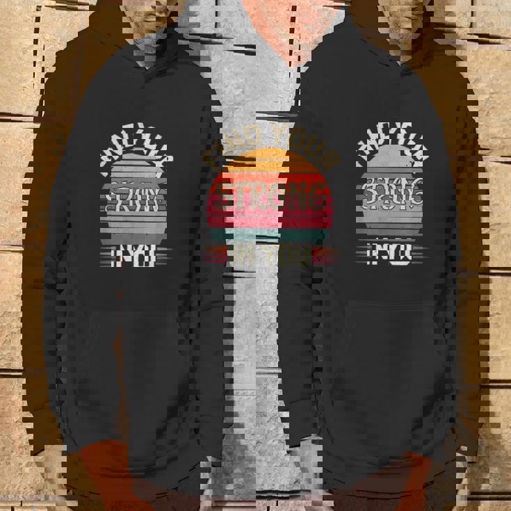 Find Yourtrong In You インスピレーションによる改善 パーカー ライフスタイル